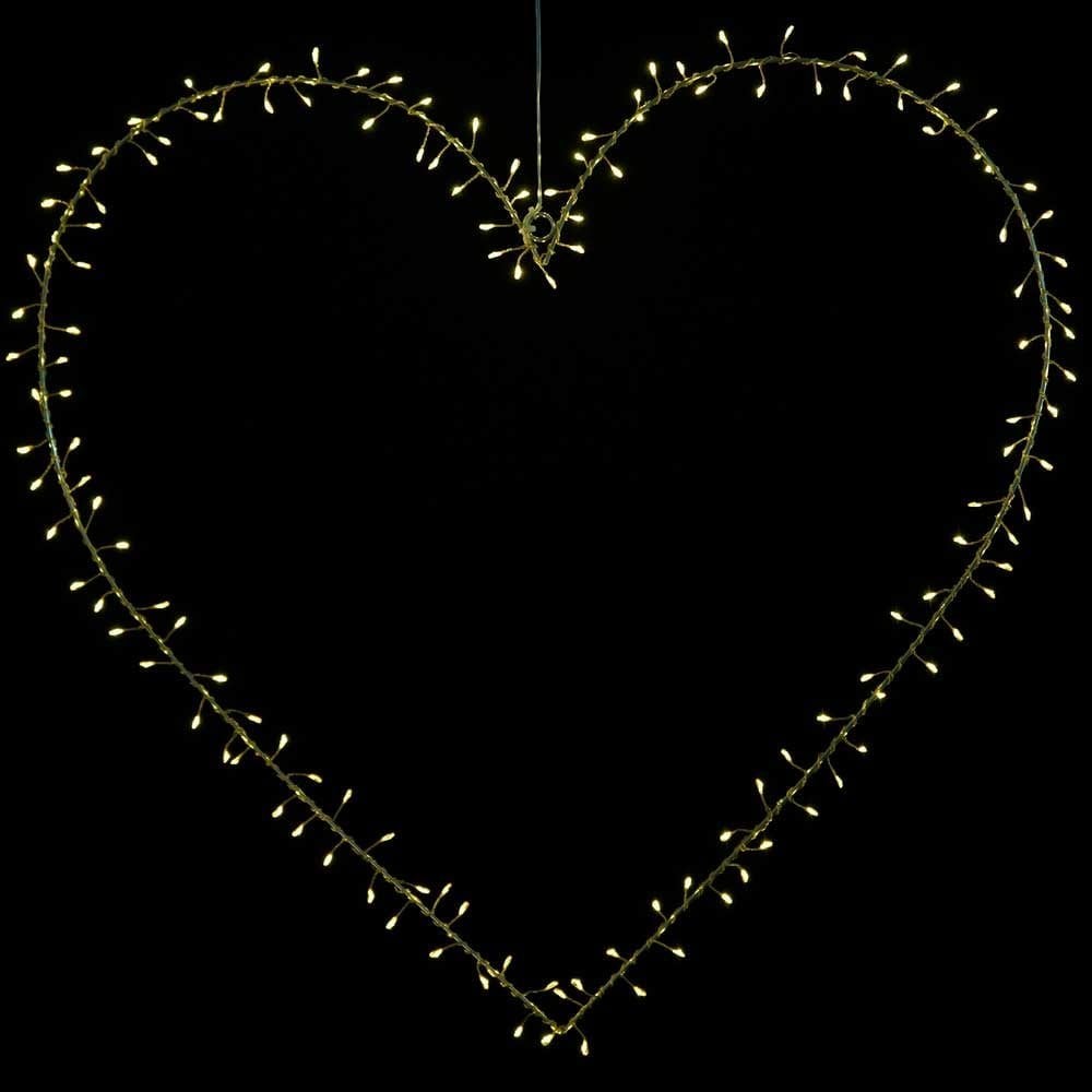 Dekoracja świąteczna Sirius Liva Cluster heart, 140LED