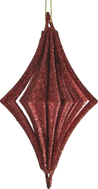 Witek Home 4x Bombka czerwona bączek