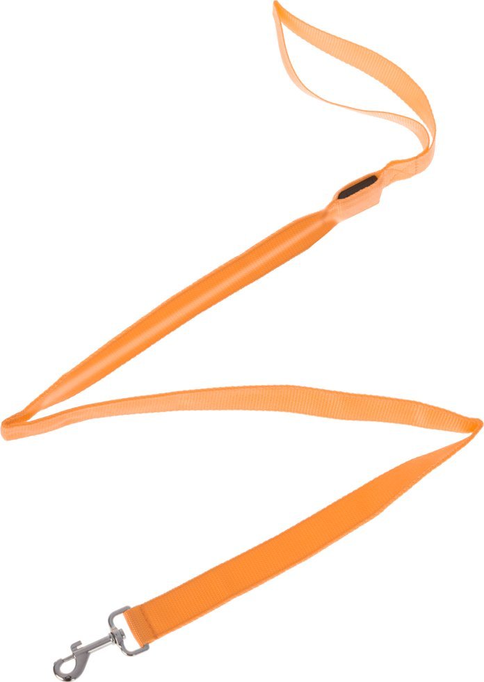 Smycz dla psa świecąca LED 2,5x120cm pomarańczowa