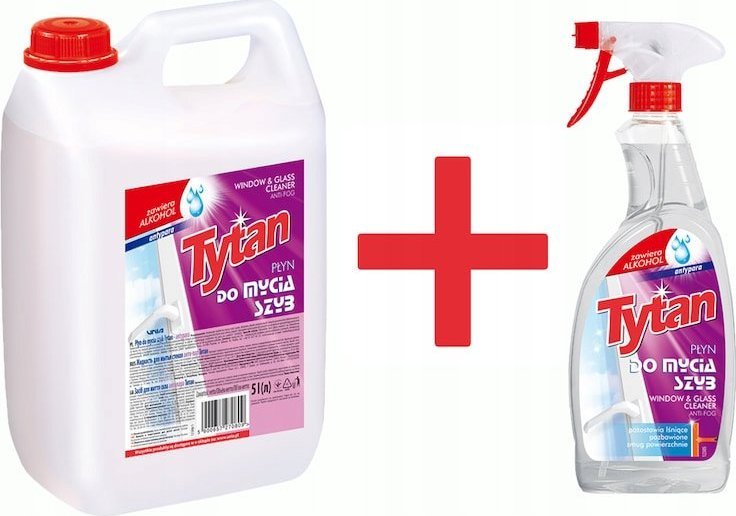 Tytan Płyn do szyb Tytan antypara 5l + 750ml spray PROMO