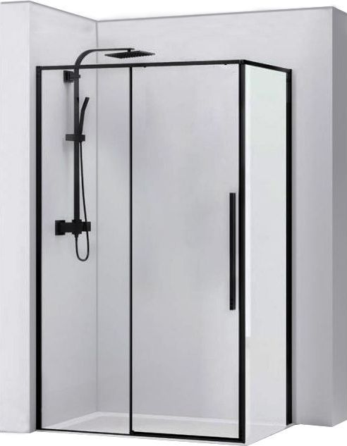 Rea Kabina prysznicowa SOLAR BLACK MAT 90x120
