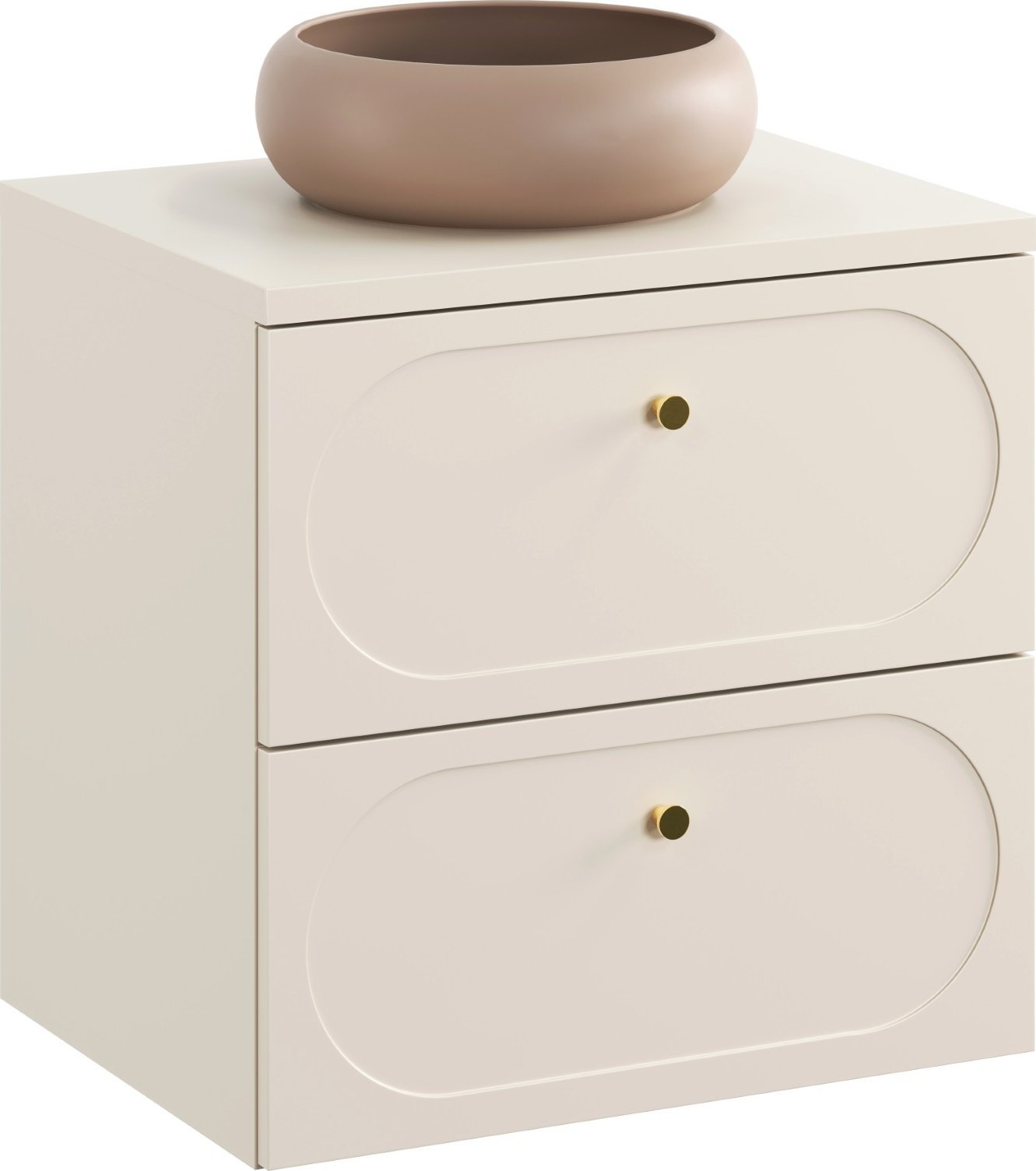 Zestaw meblowy 60cm z blatem i umywalką nablatową Wiki