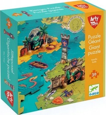 Djeco Milžiniška dėlionė - Mūšis (30 vnt.)