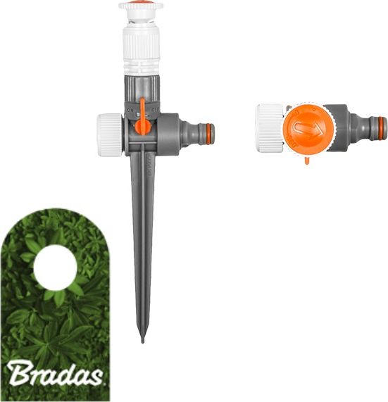 Bradas Zraszacz regulowany 360 stopni wbijany WHITE LINE 6951