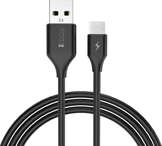 Kabel USB Libox USB-C - USB-A 1 m Czarny (LB0067C)
