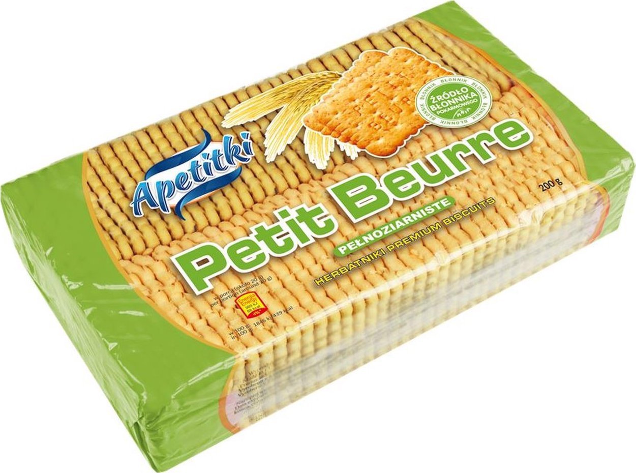 Ciastka herbatniki Petit Beurre pełnoziarniste 200 g