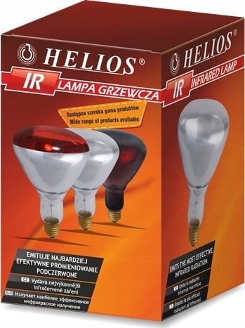 Helios Promiennik podczerwieni - przeźroczysty R125 E40 375W 230V szkło twarde PRO-2715