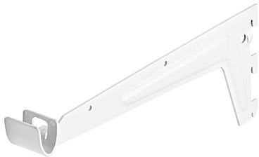 BRACKET CLOTHES RAIL 250 MM WHITE