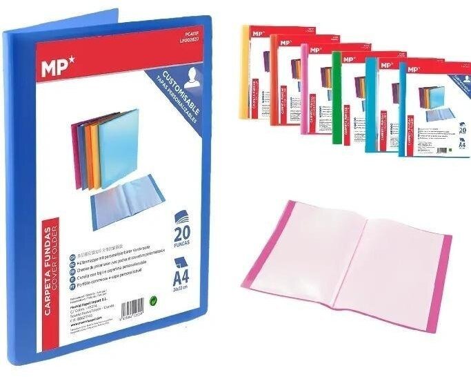 Teczka ofertowa A4 z 20 koszulkami MIX