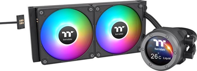 Chłodzenie wodne Thermaltake Thermaltake TH240 V2 Ultra EX ARGB CPU All-In-One Liquid Cooler, water cooling (black)