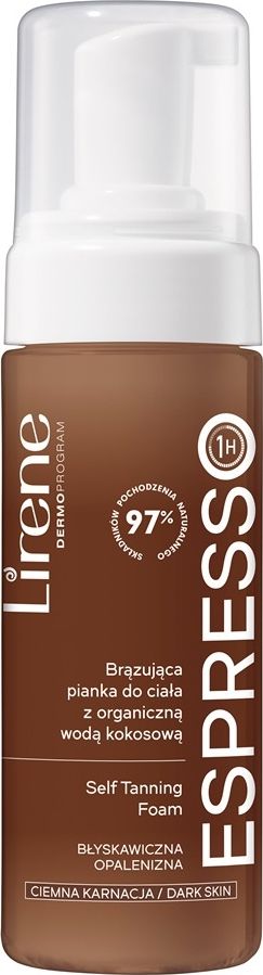Lirene lirene pianka brązująca do ciała espresso 150ml