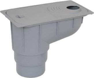 Capricorn Studzienka odpływowa rynny szara wypływ pionowy CAPRICORN 9-9200-000-00-01-03