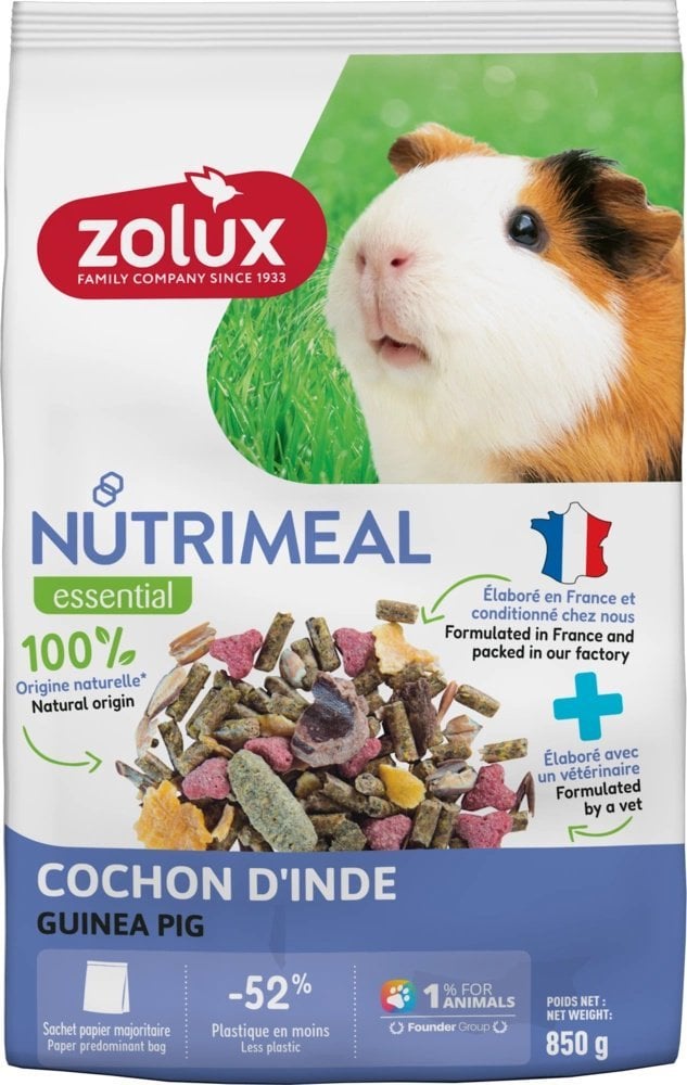 ZOLUX Karma mieszanka dla kawii domowej (świnki morskiej) NUTRIMEAL 4 850g