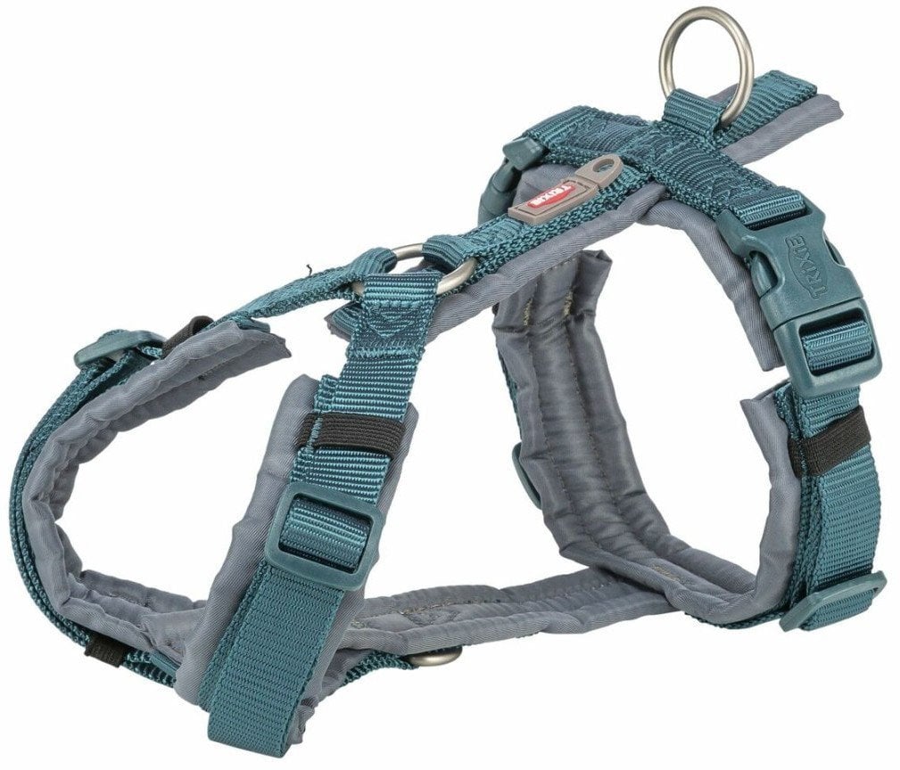 Szelki dla psa Trixie Premium Trekking Niebieski Grafit M/L