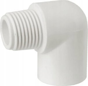 Kolanko PVC 90 1/2" GZ, system klejony - zimna woda; PVCKKW015XGZ015-90.301