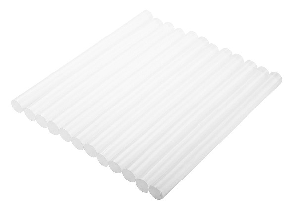 Wkłady klejowe Dedra 8 mm x 100 mm przezroczyste 12 szt. DED7571