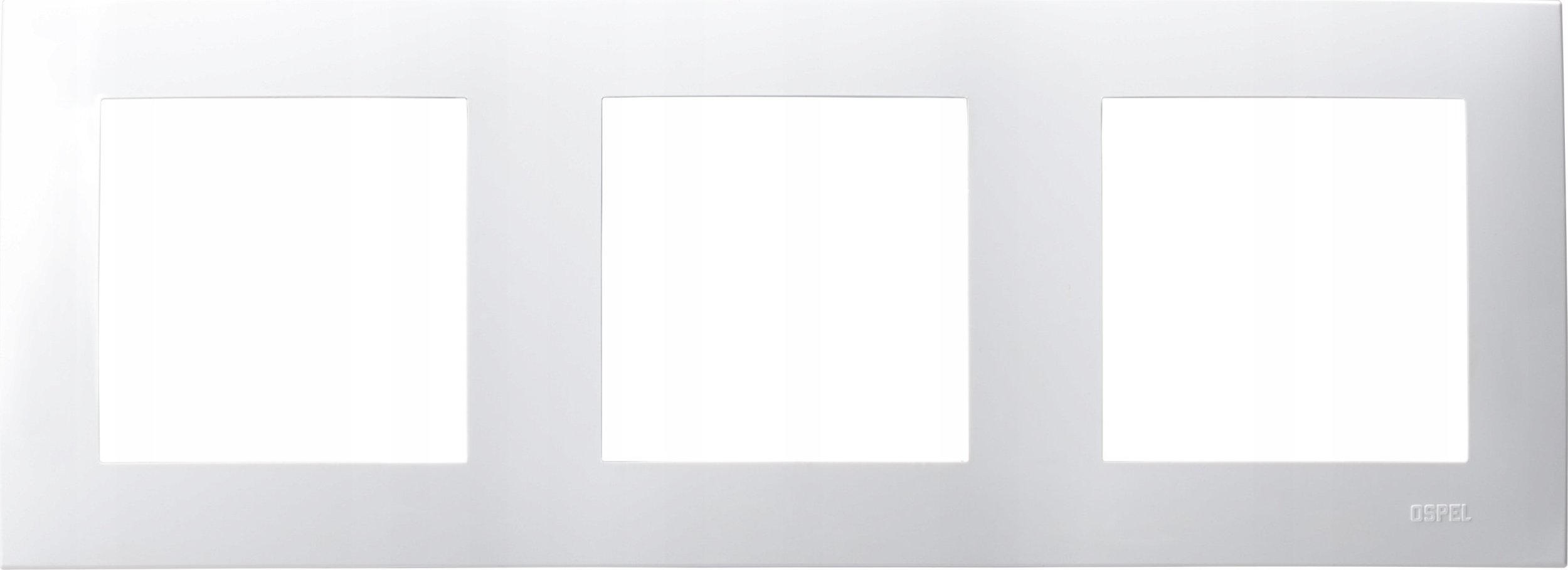 Ospel Ramka potrójna Ospel Szafir R-3Z/00 biała