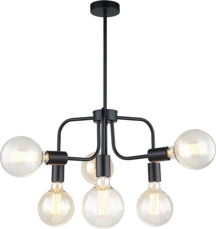Lampa wisząca Italux Kristy MDM-3678/6 BK