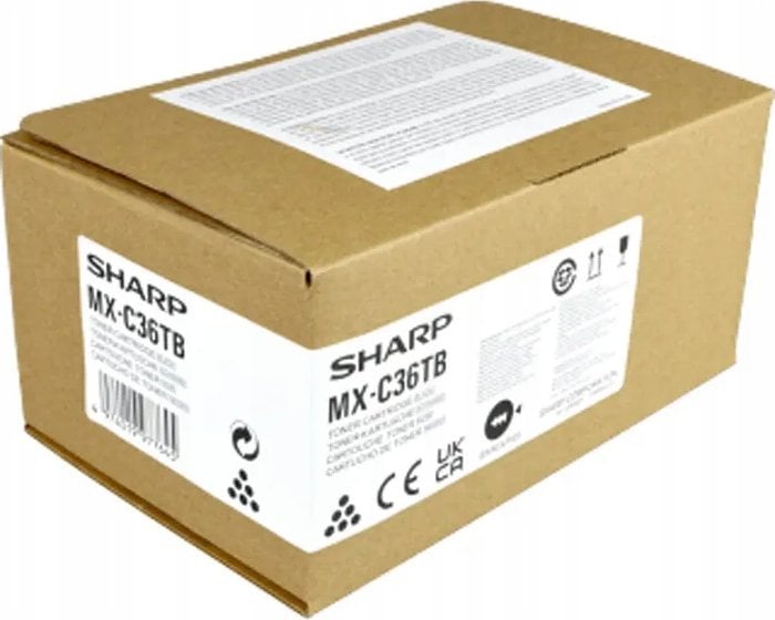 Toner Sharp Sharp Toner MX-C36TB Black 20K MX-C 428P, MX-C358F