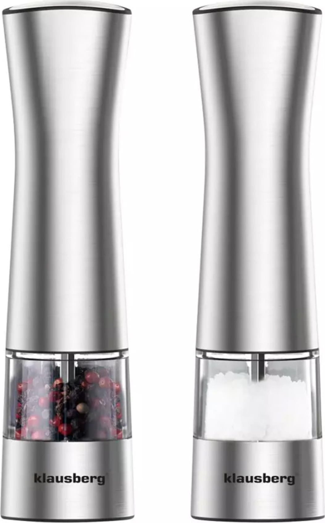 Młynek do przypraw Klausberg ZESTAW MŁYNKÓW ELEKTRYCZNYCH DO PIEPRZU I SOLI KLAUSBERG KB-7610