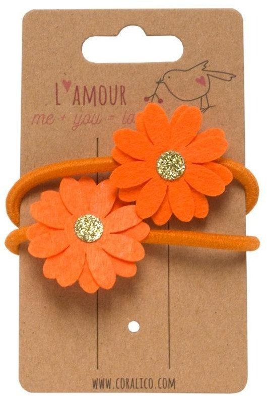 Zestaw gumek z kwiatkami