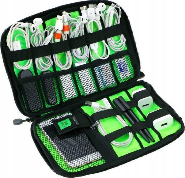 Wobell Torba pokrowiec Futerał Organizer Ładowarek Przewodów Podróżny Etu na kable i ładowarki