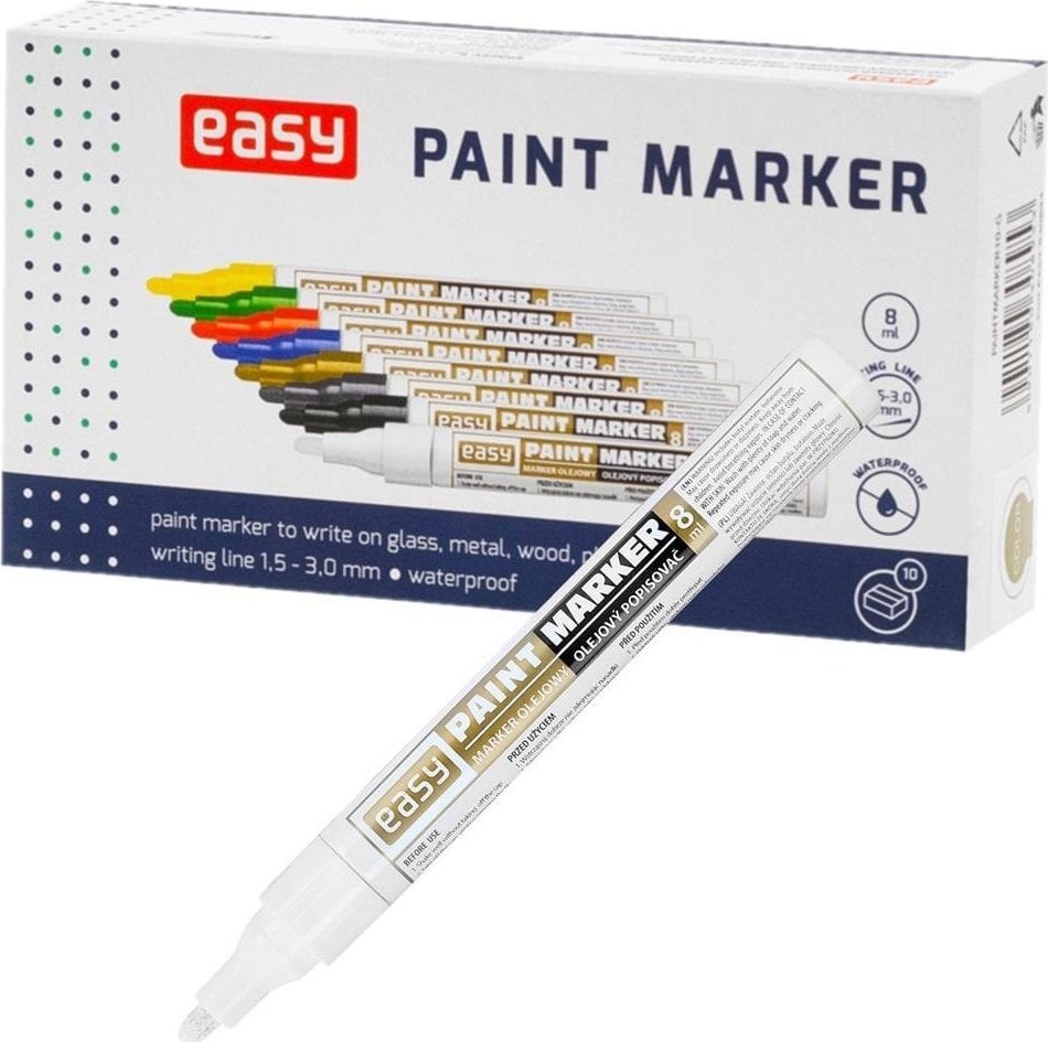 Easy Marker olejowy biaĹ‚y 10-W