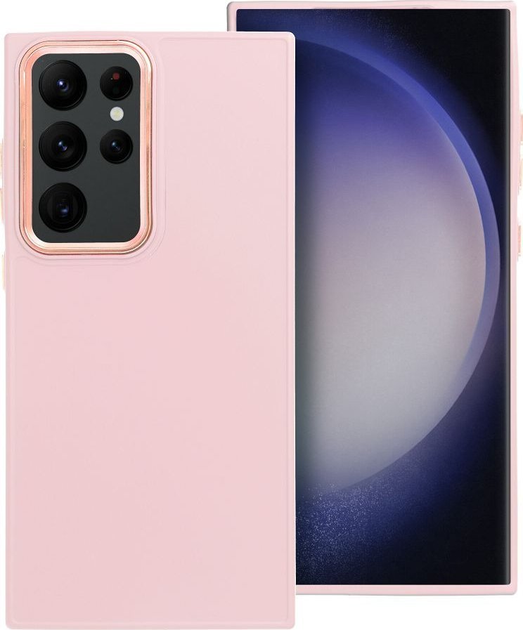 OEM Futerał FRAME do SAMSUNG S23 Ultra pudrowy róż