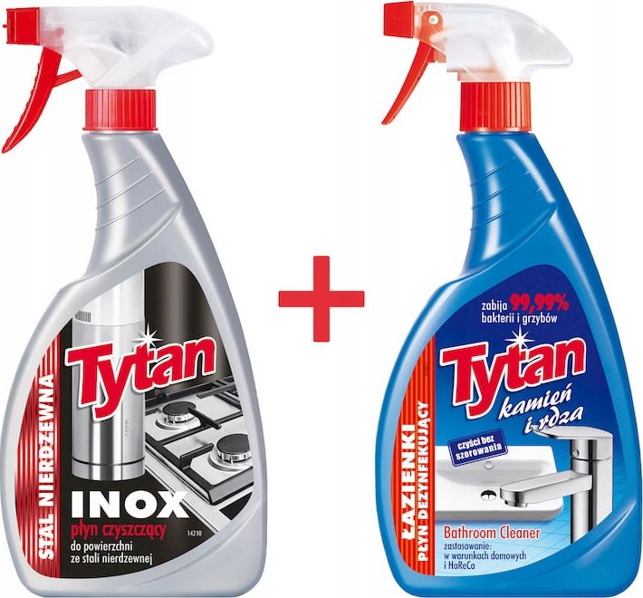 Tytan Płyn do Stali Nierdzewnej INOX + Łazienki