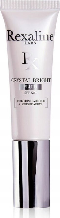 Rexaline Rexaline, Crystal Bright, Hyaluronic Acid + 3 Bright Active, Illuminating, Fluid, For Face, SPF 50+, 30 ml For Women