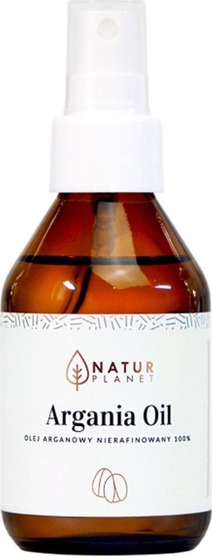 Natur Planet Olej arganowy nierafinowany pipetka 100ml