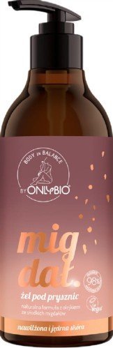 Only Bio OnlyBio Body in Balance Żel pod prysznic Migdał, 400 ml