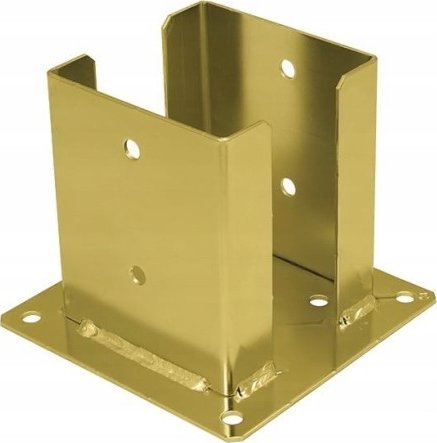 Domax Podstawa słupa 121x150x2,5mm złota