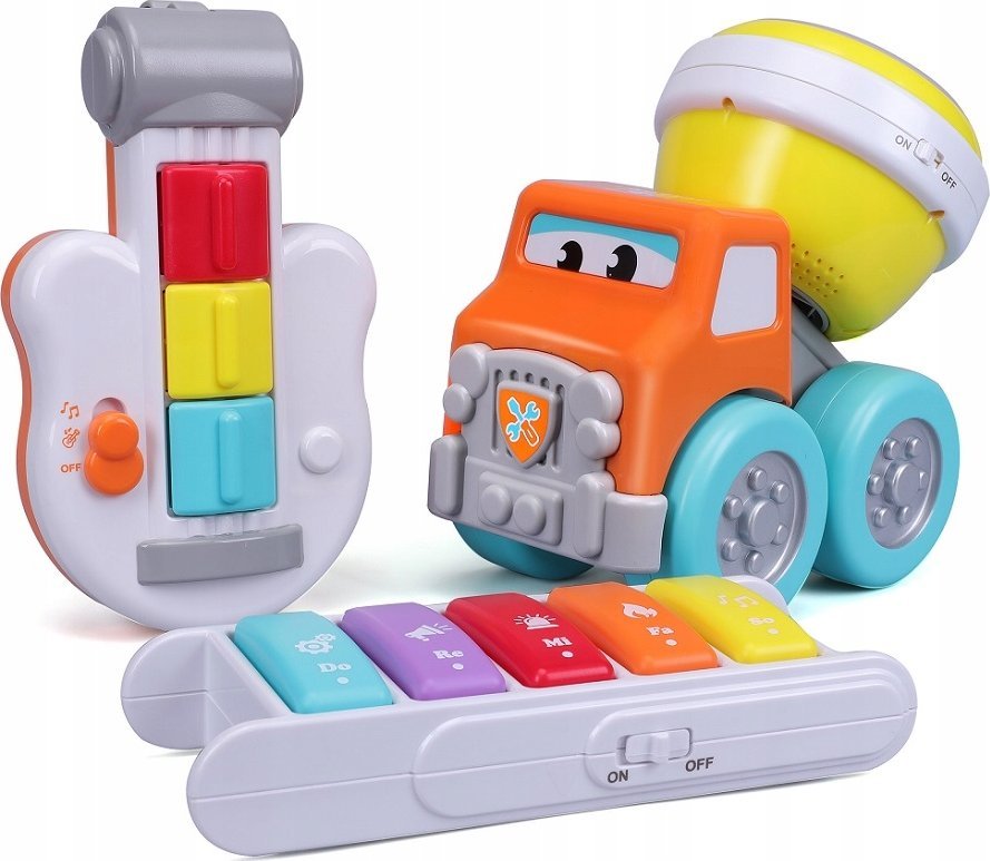 BB JUNIOR BB JUNIOR gift set - truck with musical instruments Drive 'N Rock, 16-89034