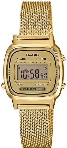 Zegarek Casio Damski Retro LA670WEMY-9EF Gold Tone