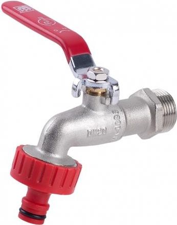 Perfexim Zawór czerpalny 1/2" żeliwny ocynkowany z szybkozłączką do węża 3099 G1/2 PN10 DN15 8/32 (F301-009-0150-005)