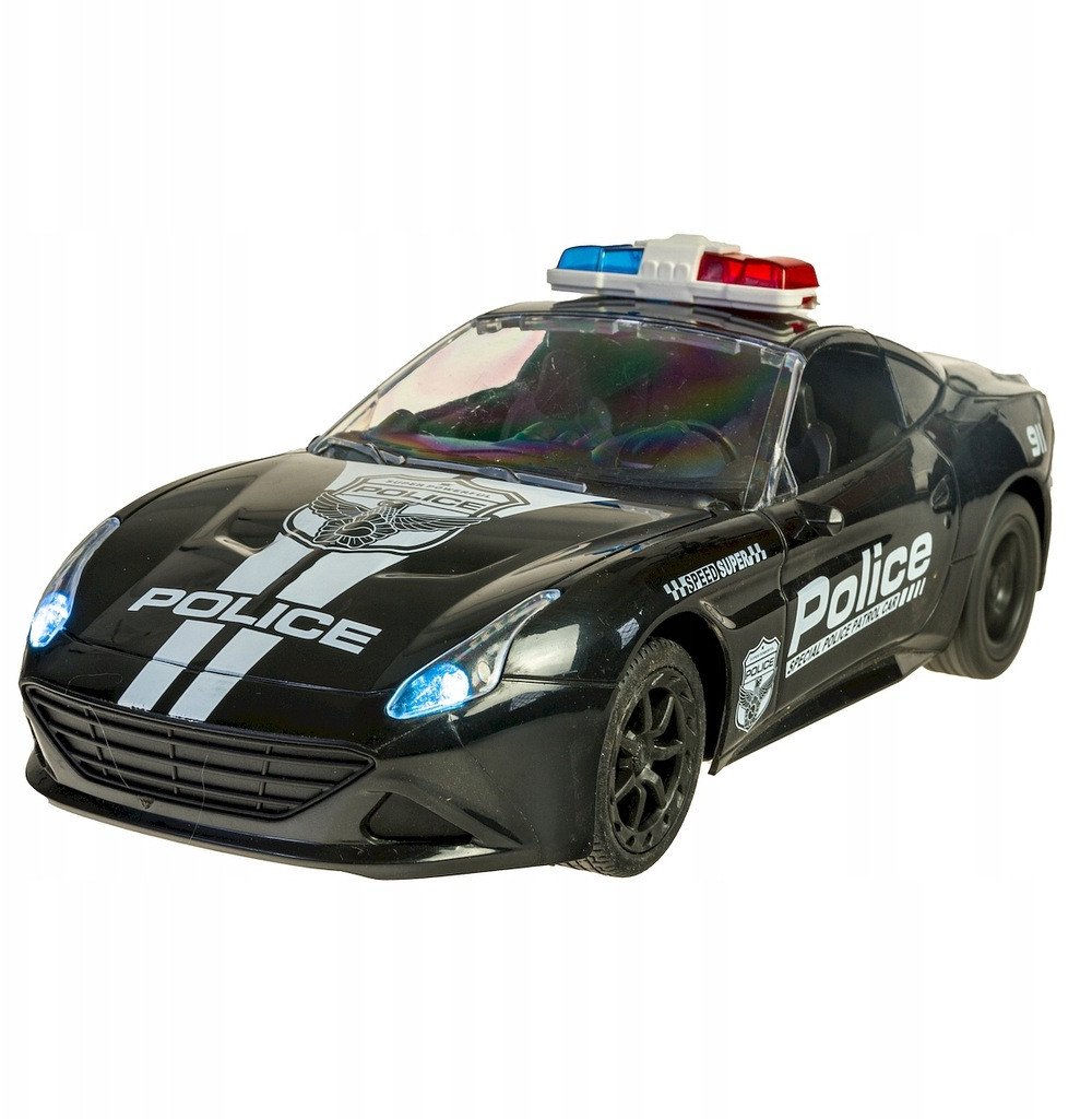 POJAZD AUTO STEROWANE POLICJA 1:16 RADIOWÓZ