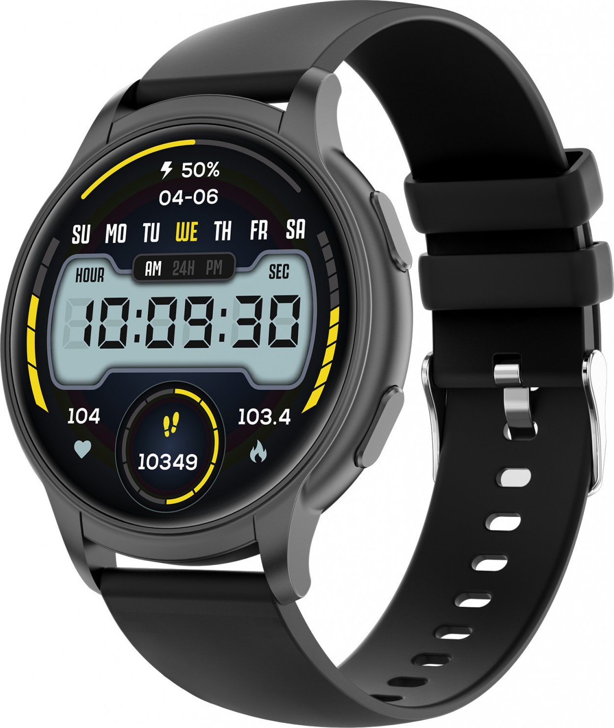 Smartwatch Hagen HC76.14.534 Czarny
