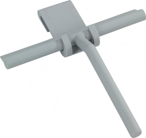 Wenko wycieraczka prysznicowa Arcole 18,5 x 17 x 5 cm szary ABS