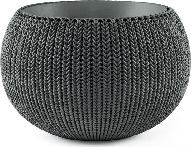 Keter Doniczka COZIES KNIT - jasny brąz