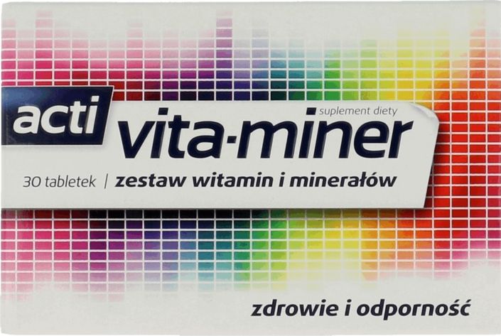 Aflofarm Vita-miner zdrowie-odpornosć 30 draż.