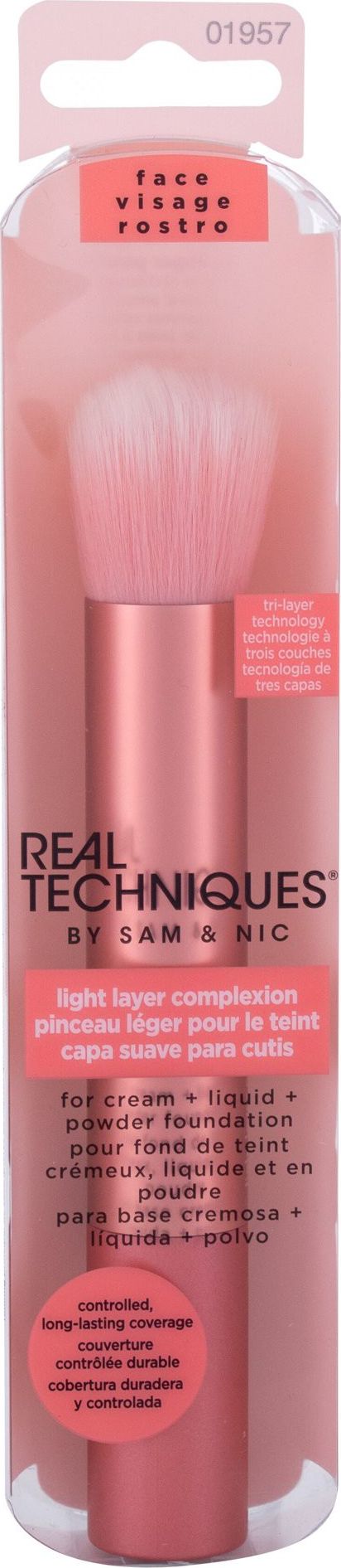 Real Techniques Real Techniques Brushes Light Layer Complexion Pędzel do makijażu 1szt