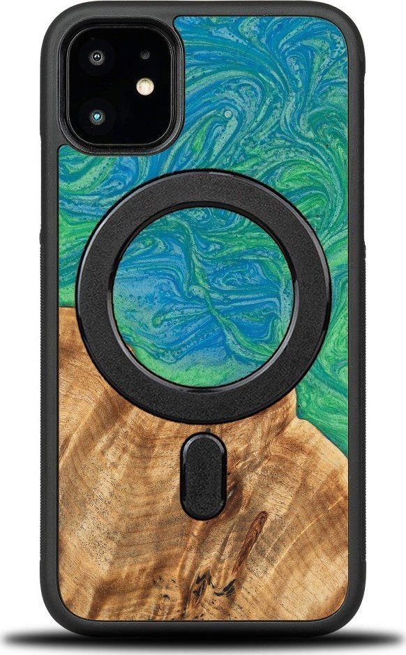 BeWood Etui Bewood Unique na iPhone 11 - Neons - Tokyo z MagSafe