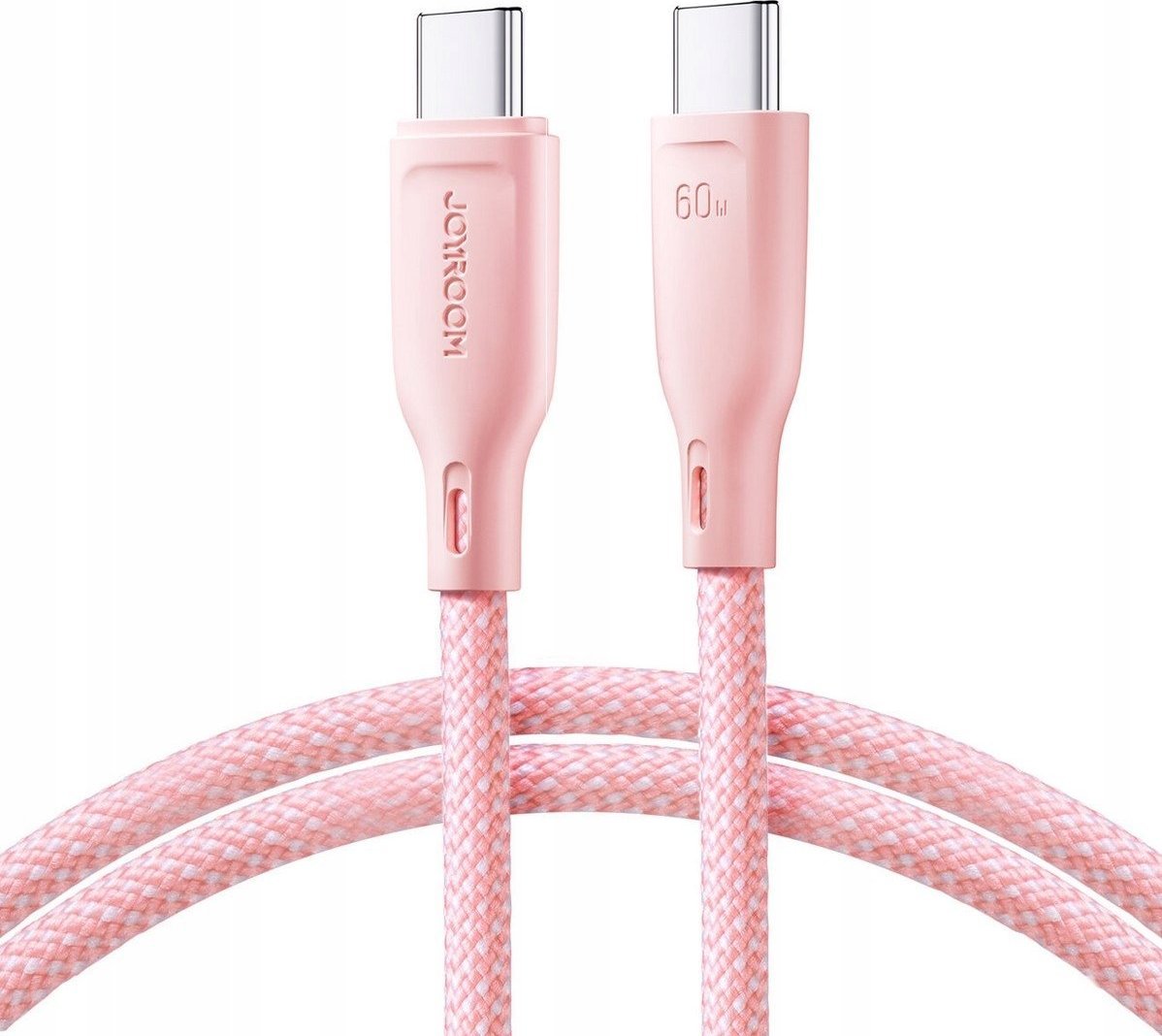 Kabel USB Joyroom USB-C - USB-C 1 m Różowy (6941237110176)
