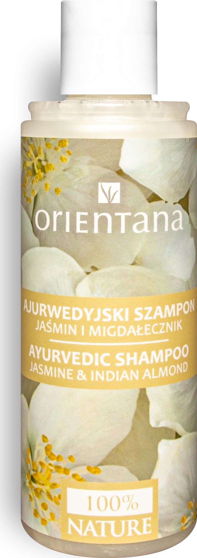 Orientana Ajurwedyjski Szampon do włosów JAŚMIN I MIGDAŁECZNIK 210ml