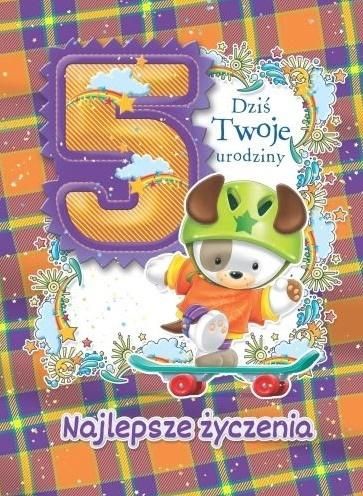 Trend Karnet B6 5 lat chłopiec fun