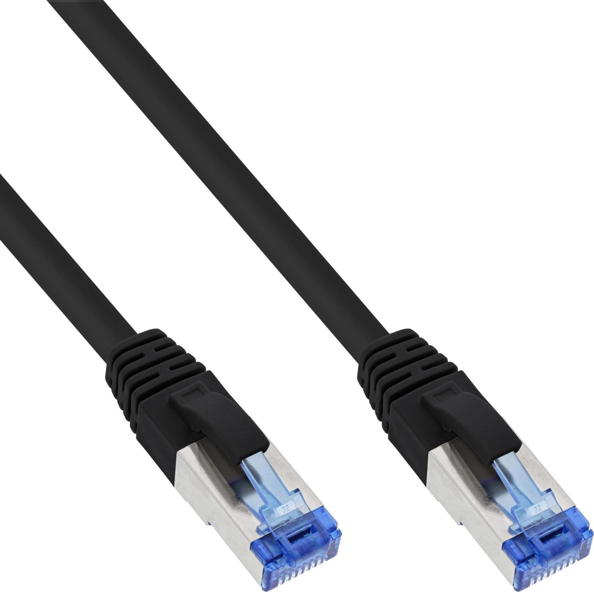 InLine 25pcs. Bulk-Pack InLine® Patch Cable S/FTP PiMF Cat.6A halogen free 500MHz black 3m