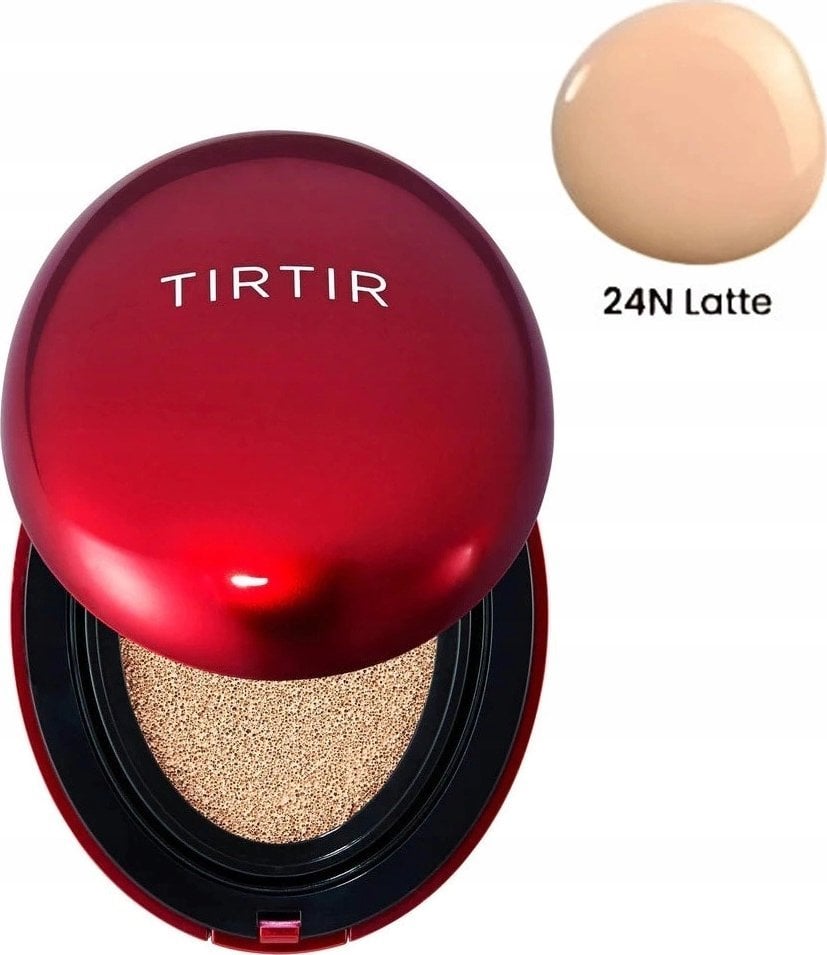 Alkotest TIRTIR_Mask Fit Red Cushion długotrwały podkład od twarzy w poduszce 24N Latte 18g