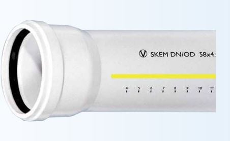 Magnaplast Rury z kielichem dBEM 110mm 2m (15260)