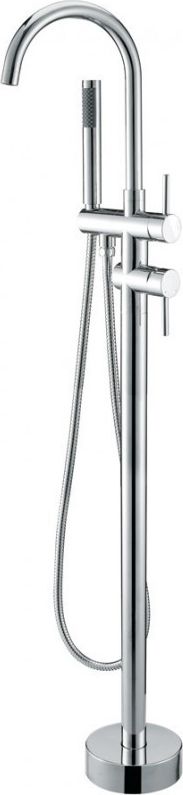 Bateria wannowa Mexen Alma wolnostojące chrom